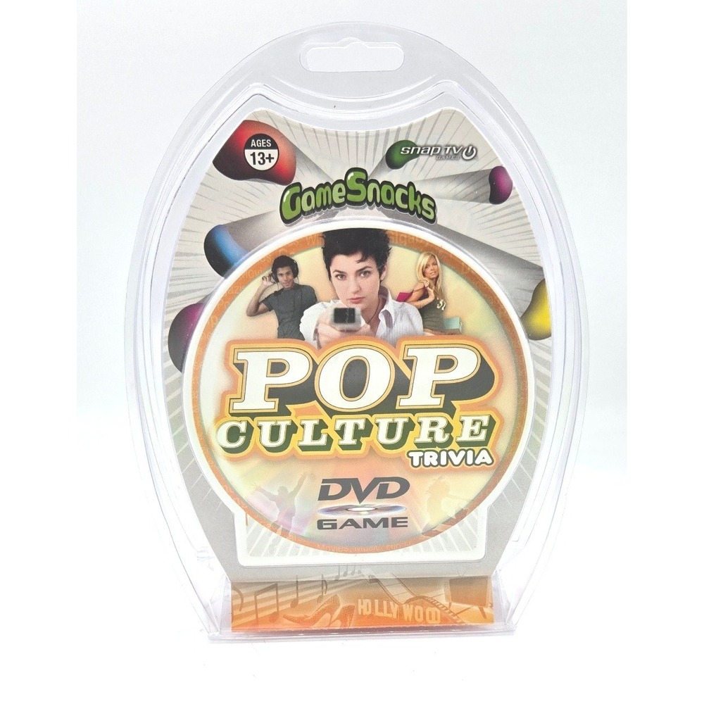 Game Snacks Pop Culture Trivia DVD Party Game